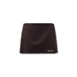 Miu Miu Mohair and virgin wool mini skirt