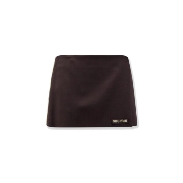 Miu Miu Mohair and virgin wool mini skirt