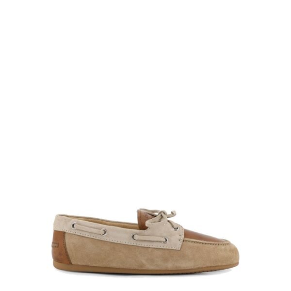 Miu Miu Suede loafer with leather inserts
