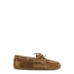 Miu Miu Suede loafers with embroidered logo