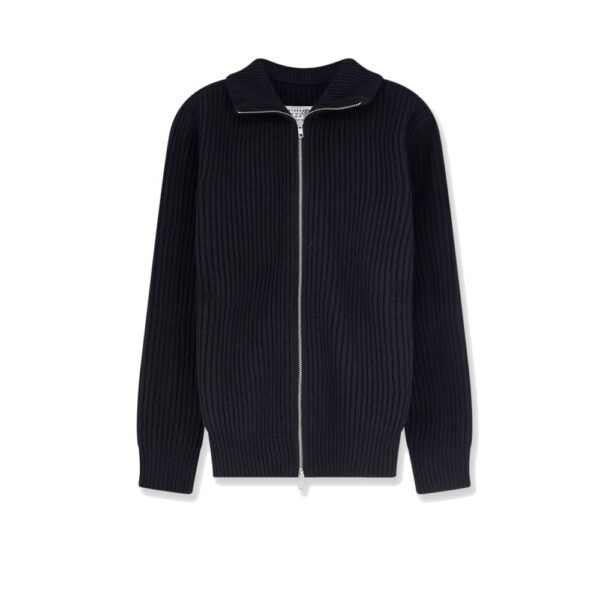 MM6 Maison Margiela Ribbed wool blend cardigan