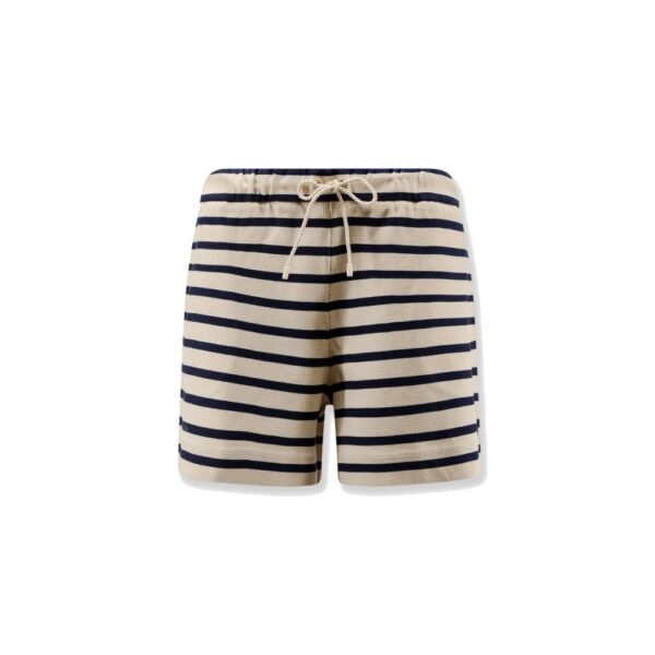 Moncler Cotton shorts with striped pattern