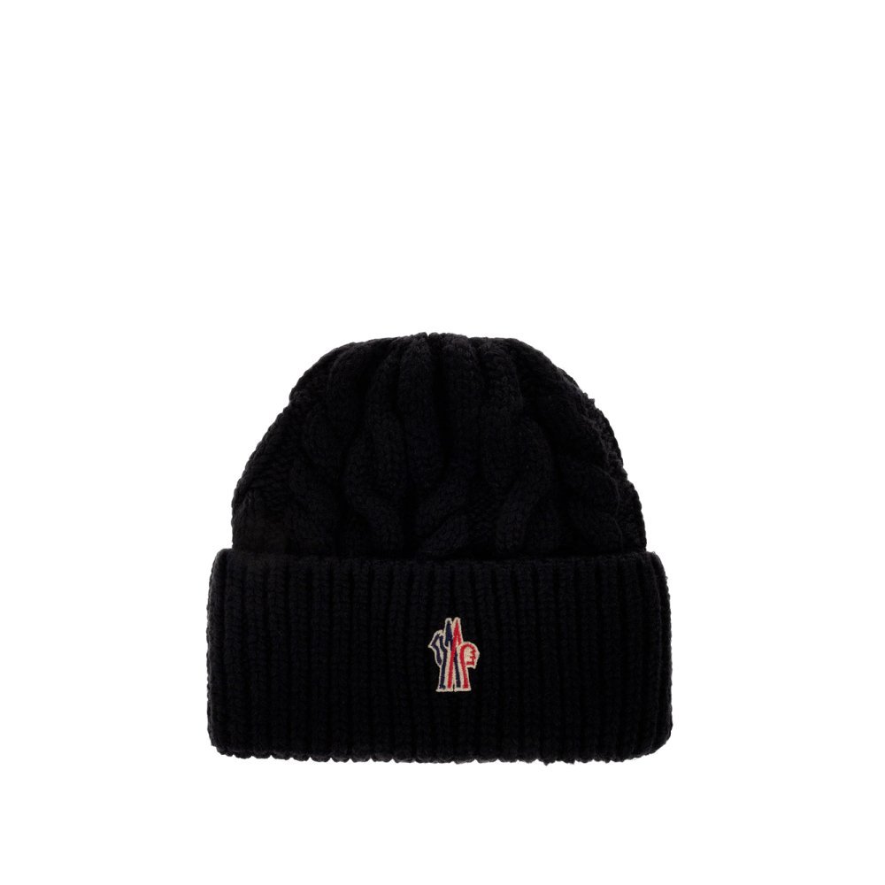 Moncler Grenoble Cable-knit wool-blend hat Moncler Grenoble Cable-knit wool-blend hat