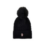 Moncler Grenoble Wool hat with pom-pom