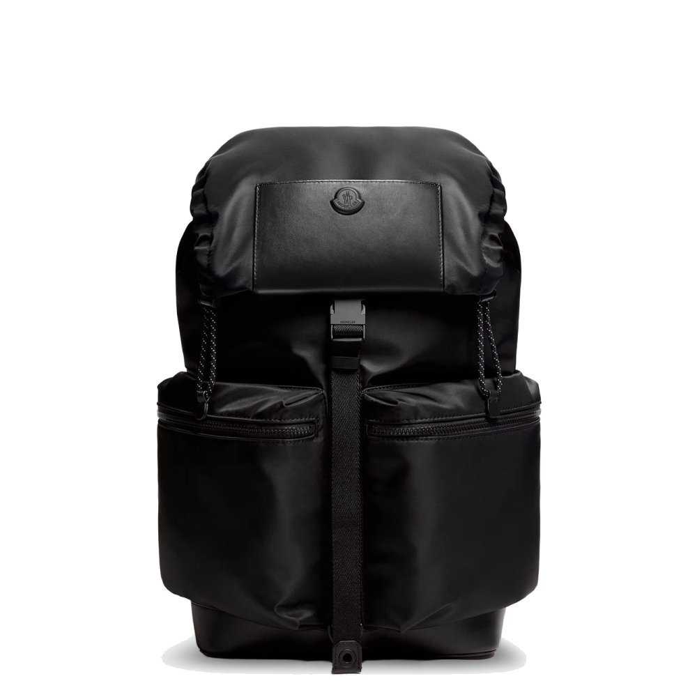 Moncler Kenton Drill nylon backpack with logo patch Moncler Kenton Drill nylon backpack with logo patch