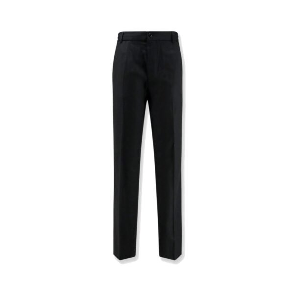 Moncler Virgin wool trousers with elastic and drawstring