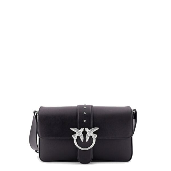 Pinko Love one classic leather shoulder bag