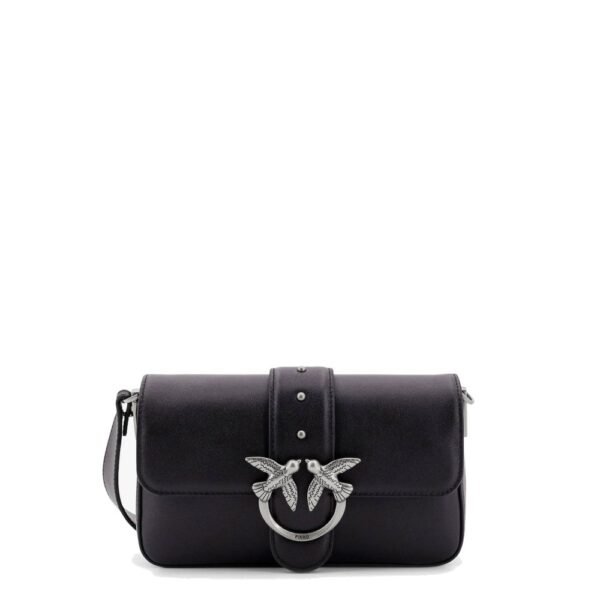 Pinko Love one mini leather shoulder bag