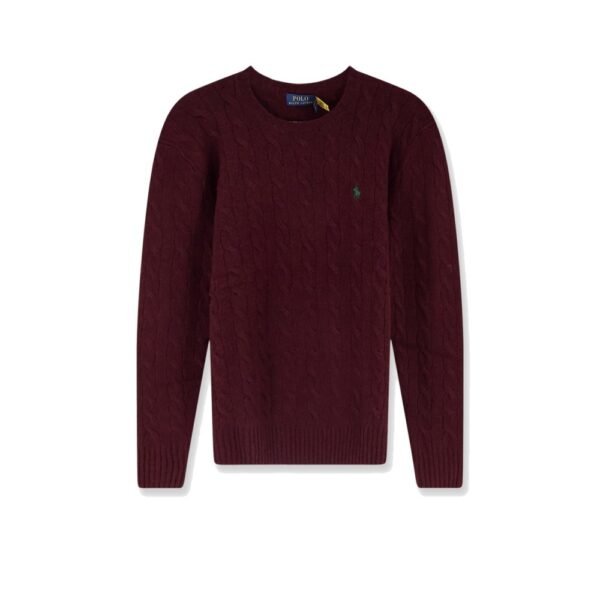 Polo Ralph Lauren Wool and cashmere sweater with braided knit