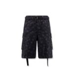 Sacai Printed cotton shorts