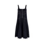 Self-portrait Denim Midi Dress