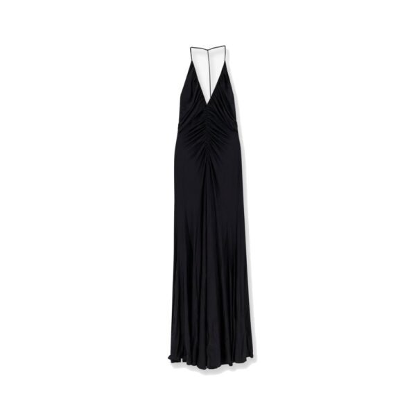 Self-portrait Gathered jersey long dress