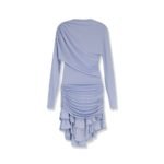 Self-portrait Gathered jersey mini dress
