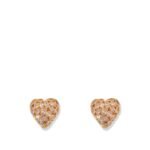 Self-portrait Gold brass earrings