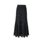 Self-portrait Lace midi skirt