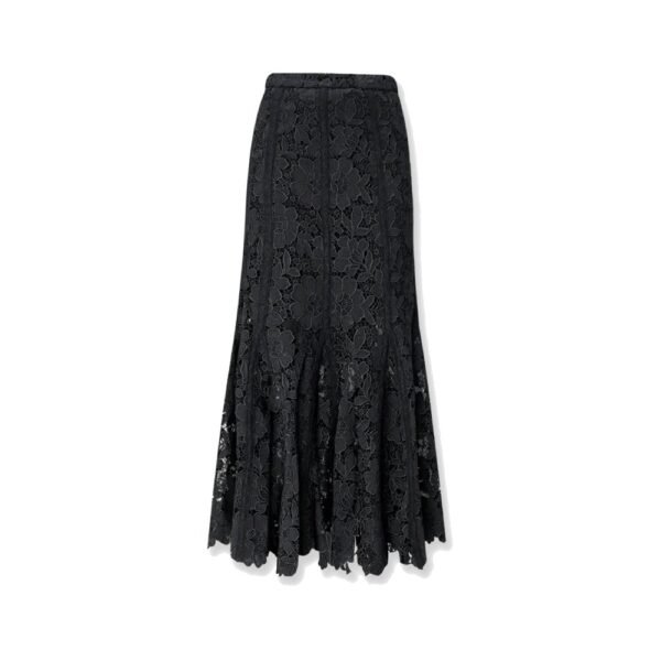 Self-portrait Lace midi skirt