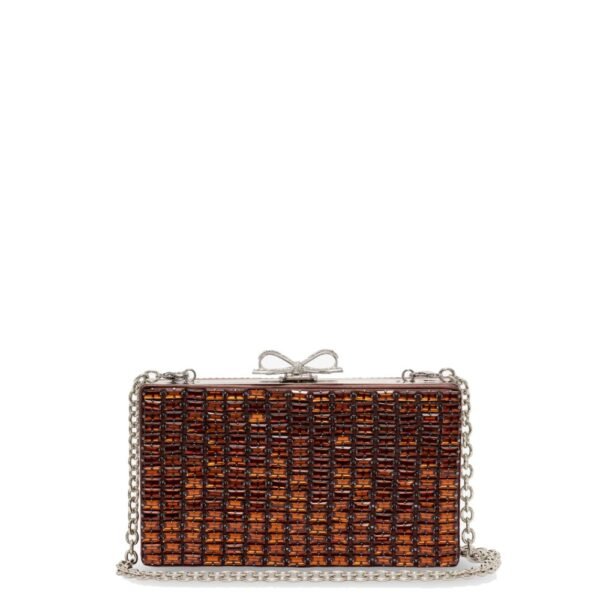 Self-portrait Pochette con cristalli