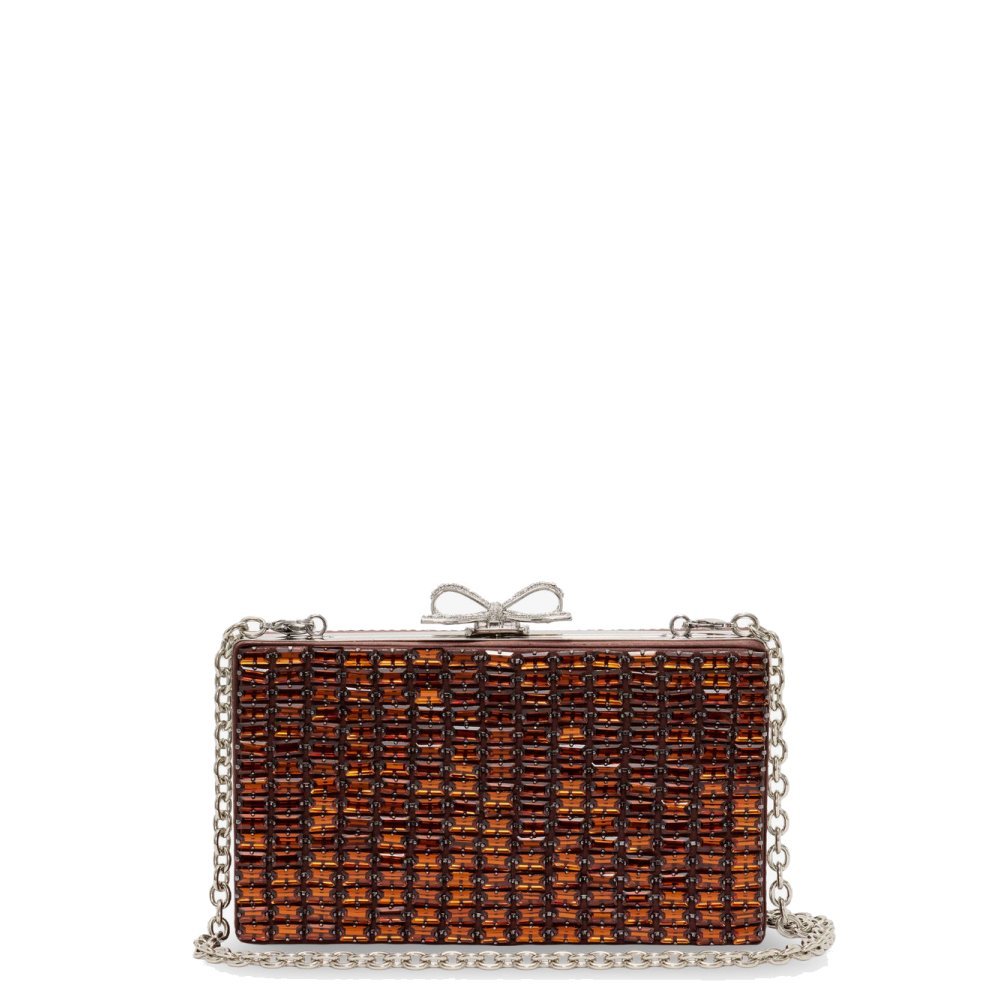 Self-portrait Pochette con cristalli Self-portrait Pochette con cristalli