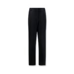 Stella McCartney Pleated Straight Satin Trousers