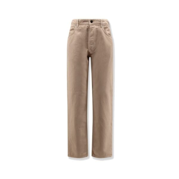 Stone Island Denim Research Denim trousers with logo patch on the back