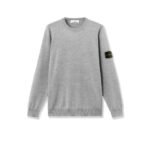 Stone Island Wool sweater with side logo patch