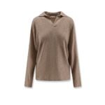 The Row Niosa polo shirt in cotton and linen