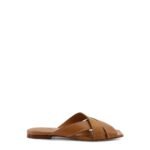 TOD'S Leather sandals with suede detail