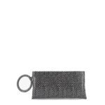 Tom Ford Aura leather clutch bag with snake motif