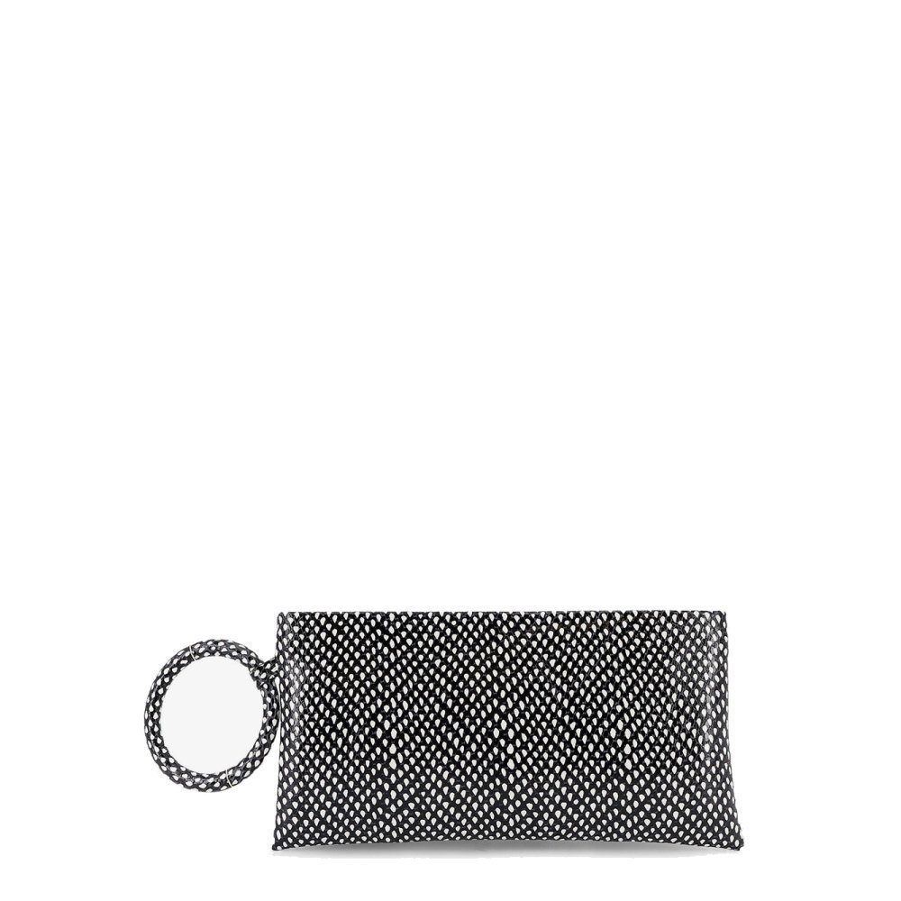 Tom Ford Aura leather clutch bag with snake motif Tom Ford Aura leather clutch bag with snake motif