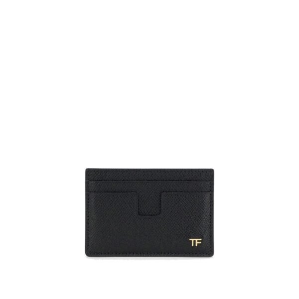 Tom Ford Leather card holder with logo