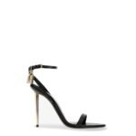 Tom Ford Leather sandals with metal Padlock detail