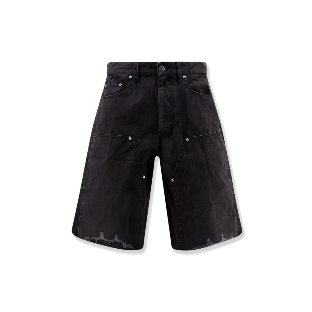 Tonywack Cotton cargo bermuda shorts with distressed effect Tonywack Cotton cargo bermuda shorts with distressed effect