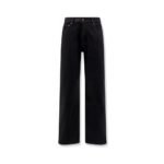 Tonywack Straight fit black denim trousers