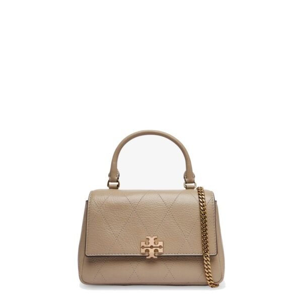 Tory Burch Charlie Quilted Top Handle Chain Wallet crossbodybag