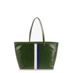 Tory Burch Coated canvas The Racer Tote shoulder bag with all-over logo