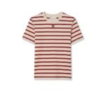 Tory Burch Cotton T-shirt with striped pattern