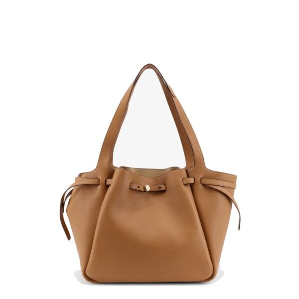 Tory Burch Romy Pebbled leather tote shoulder bag