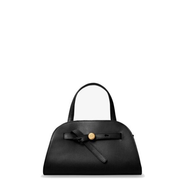Tory Burch Romy Small Leather Satchel Bag with shoulder strap