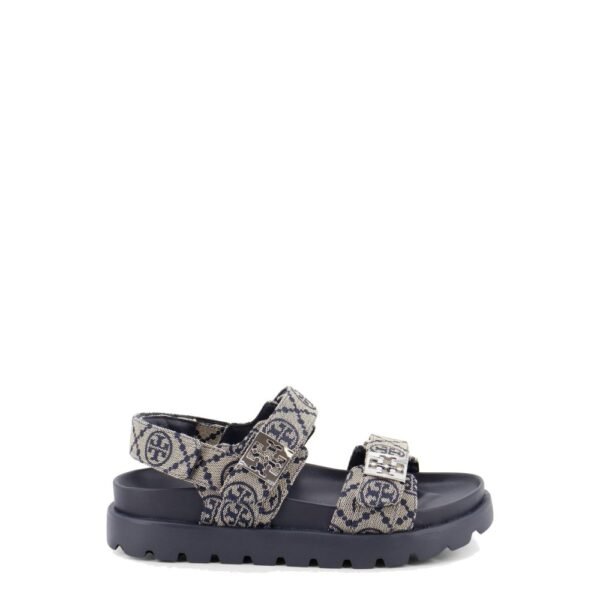 Tory Burch T Mono Perfect Monogram fabric sandals