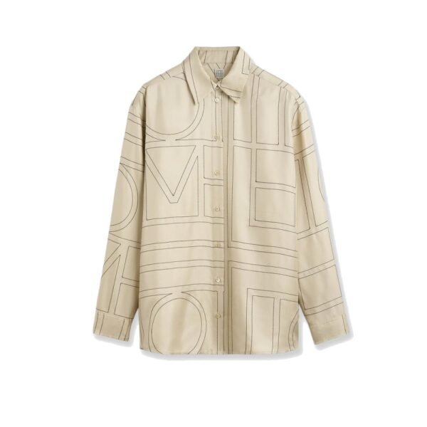Toteme Classic Pajamas organic silk shirt