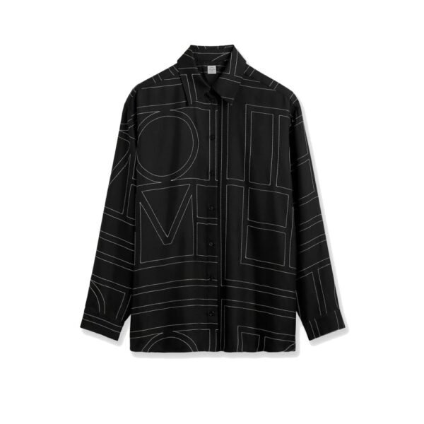 Toteme Classic Pajamas organic silk shirt