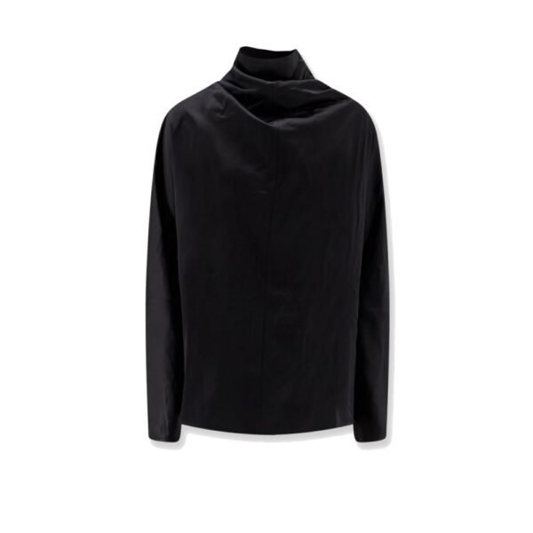 Toteme Cowl Neck viscose and linen shirt