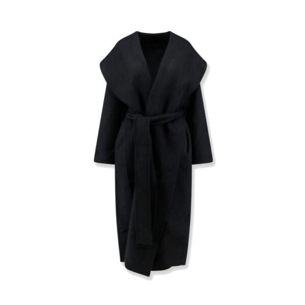 Toteme Hooded belted wool coat