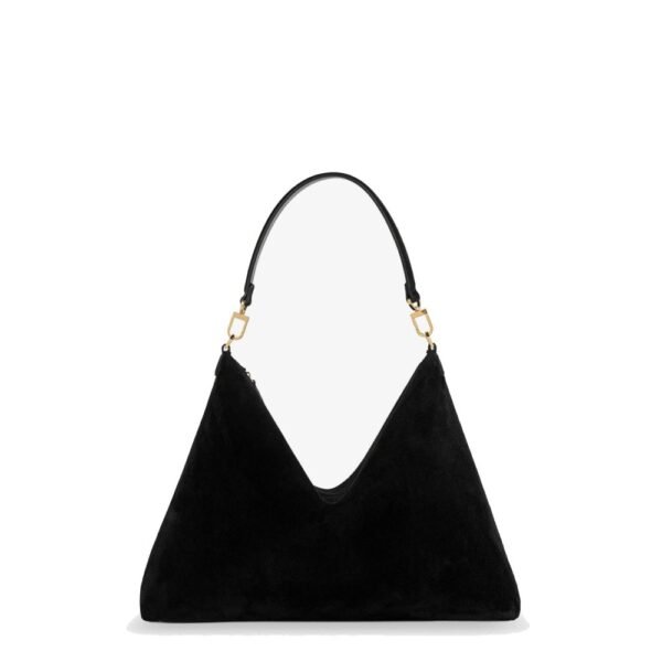 Toteme Medium Bevel Suede Shoulder Bag