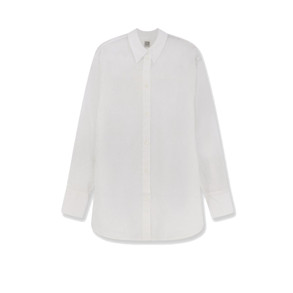 Toteme Oversized Summer cotton and linen shirt Toteme Oversized Summer cotton and linen shirt