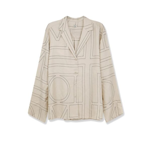 Toteme Pajamas organic silk shirt
