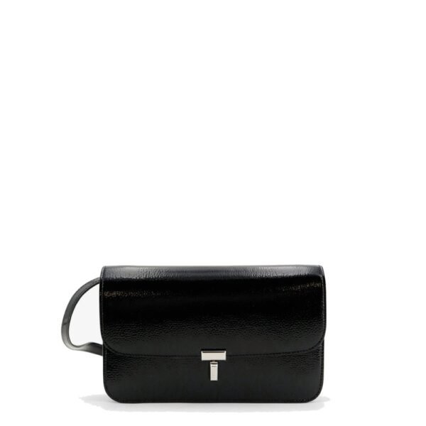 Toteme Patent T-Lock crossbody bag