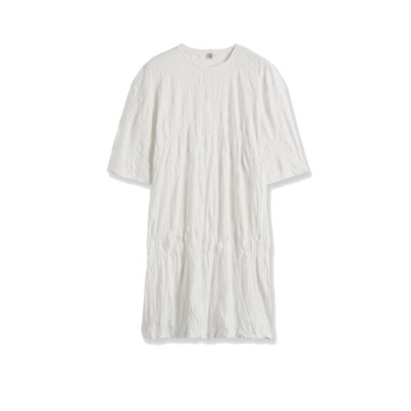 Toteme Relaxed fit short cotton blend dress