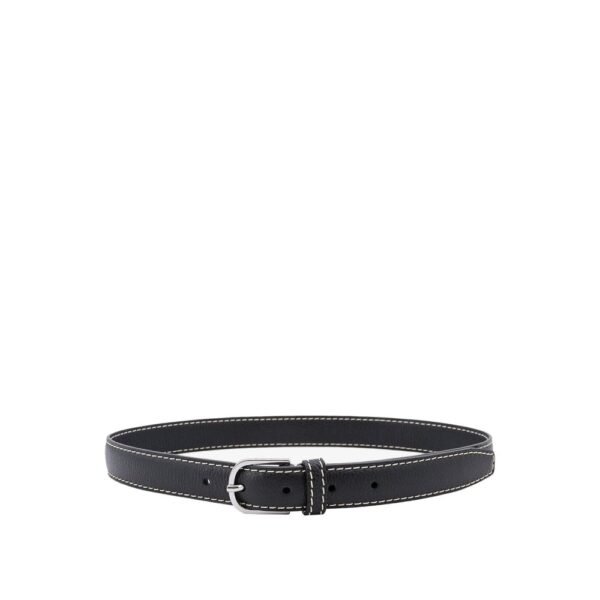 Toteme Slim Grained leather belt