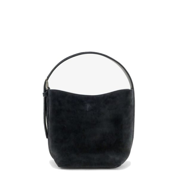 Toteme Small Belted suede handbag